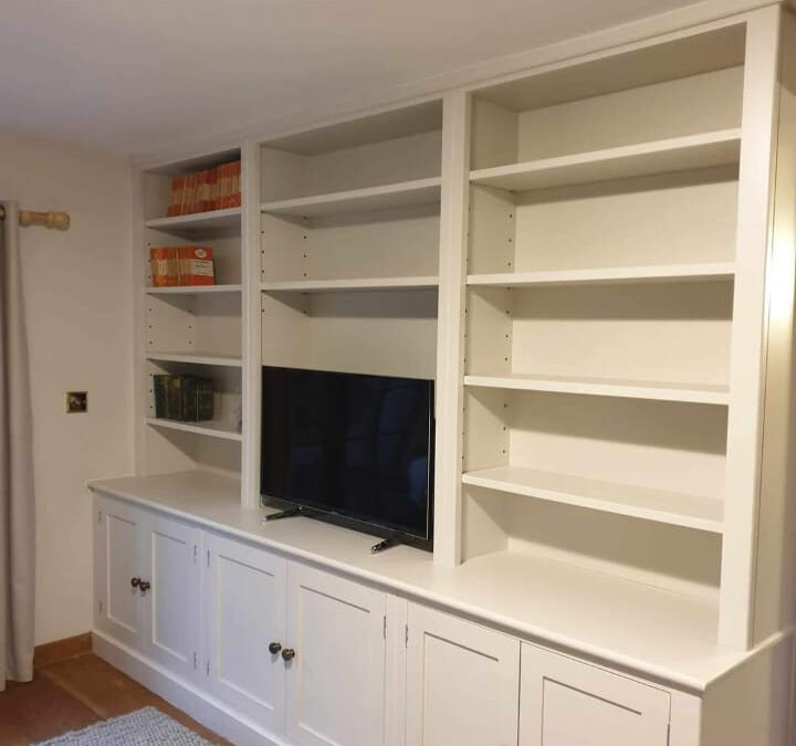 Bespoke Built-In Bookcase & Media Unit