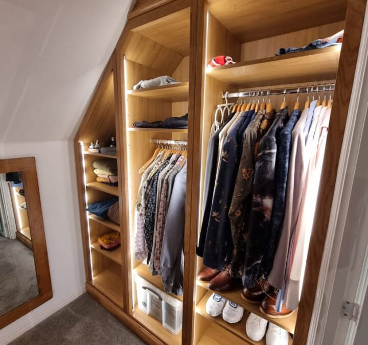 A Bespoke Loft Wardrobe by Wilson & Woodcraft